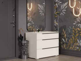 Комод с 3 ящиками Айри КМ-001 (кашемир) в Белой Горе - belaya-gora.mebel-nsk.ru | фото