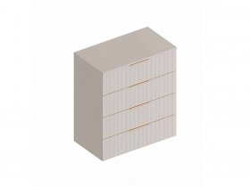 Комод с 4 ящ. «Тефия» (тефия/софт сантьяго) в Белой Горе - belaya-gora.mebel-nsk.ru | фото
