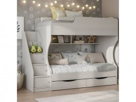 Кровать двухъярусная Каприз-22 КПР.22 в Белой Горе - belaya-gora.mebel-nsk.ru | фото