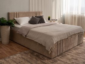 Кровать двуспальная 1,4м с подъем. мех. Леванте в Белой Горе - belaya-gora.mebel-nsk.ru | фото