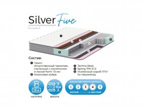 Матрас Silver Five в Белой Горе - belaya-gora.mebel-nsk.ru | фото