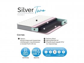 Матрас Silver Two в Белой Горе - belaya-gora.mebel-nsk.ru | фото
