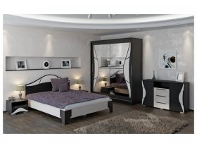 Модульная спальня Верона (Линаура) в Белой Горе - belaya-gora.mebel-nsk.ru | фото