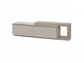 Тумба под ТВ 22 J-КШ Этна (дуб эндгрей/кашемир) в Белой Горе - belaya-gora.mebel-nsk.ru | фото