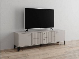 Тумба под ТВ Парус-10 (кашемир/сантьяго софт) в Белой Горе - belaya-gora.mebel-nsk.ru | фото