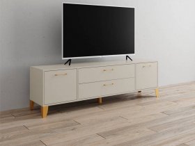 Тумба под ТВ Парус-13 (кашемир) в Белой Горе - belaya-gora.mebel-nsk.ru | фото